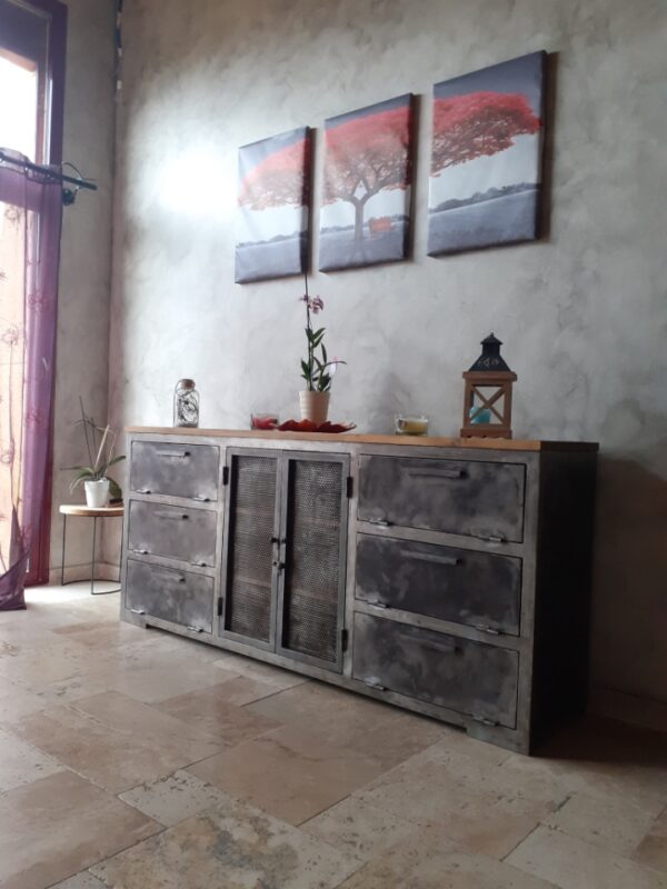 Buffet en métal modèle DISTRICT 70 – Image 2