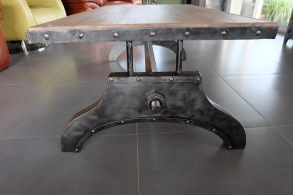 Table basse industrielle - Modèle Factory - Art Design Acier - Vue 04