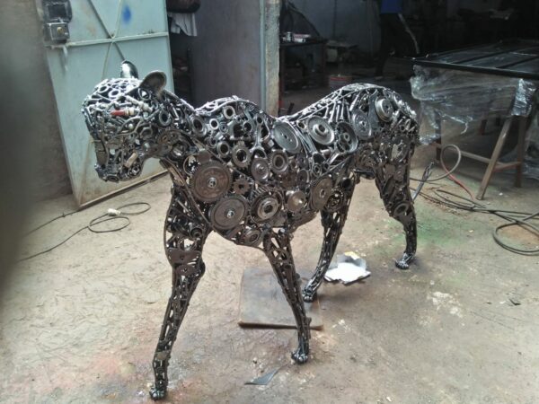Sculpture métal GUEPARD – Image 11