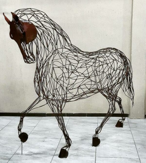Sculpture métal CHEVAL – Image 3