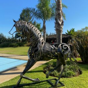 Sculpture métal CHEVAL