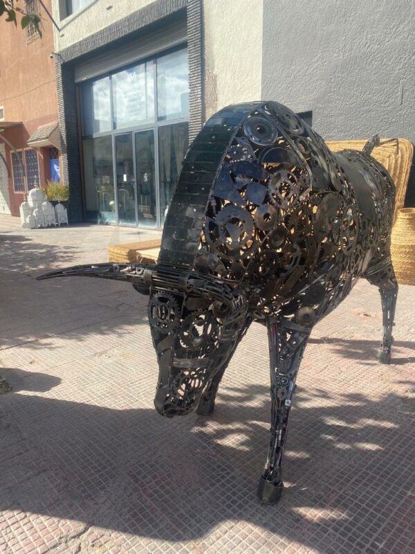 Sculpture en métal TAUREAU – Image 26