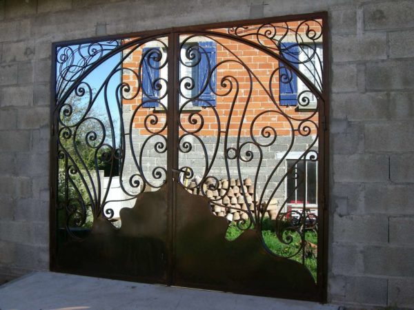 Porte en fer forgé modèle 5 – Image 5