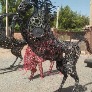Sculpture métal CHEVAL