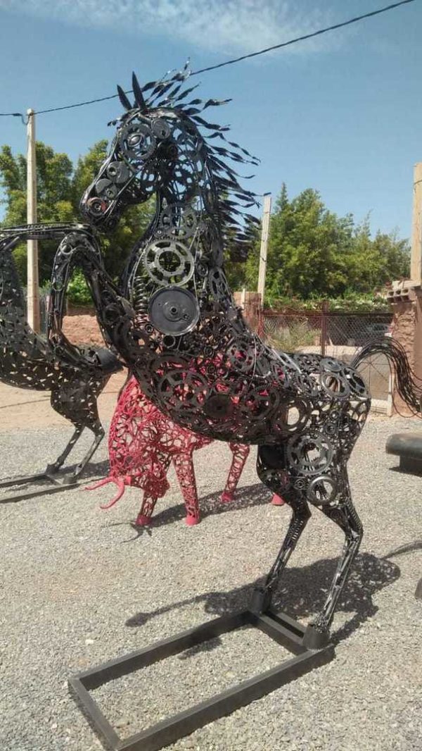 Sculpture métal CHEVAL