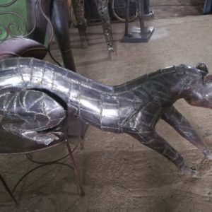 Sculpture métal JAGUAR