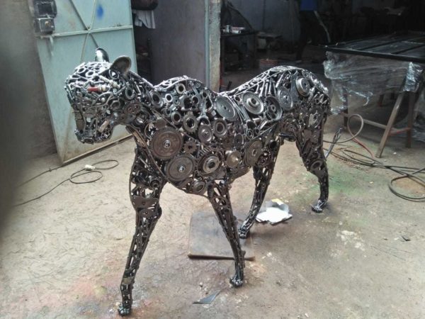 Sculpture métal GUEPARD – Image 6