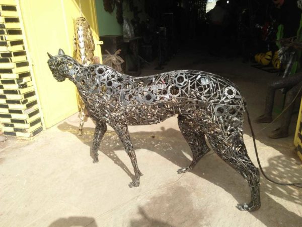 Sculpture métal GUEPARD – Image 7