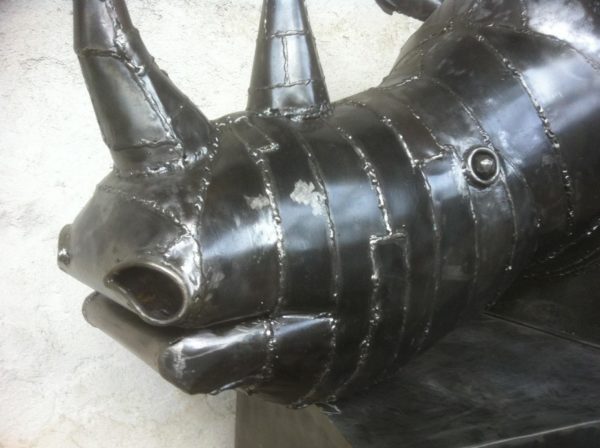 Sculpture en métal RHINOCEROS – Image 8