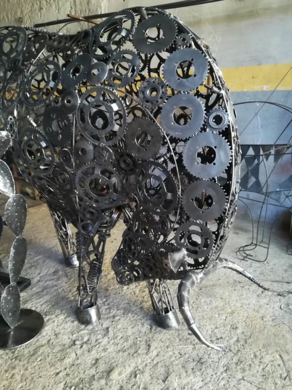 Sculpture en métal TAUREAU – Image 21