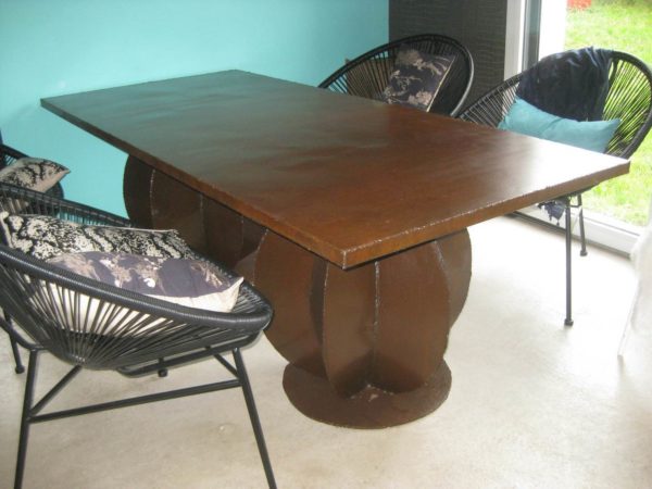 Table de salle à manger modèle SAND – Image 2