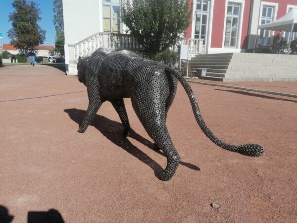 Sculpture métal JAGUAR – Image 5